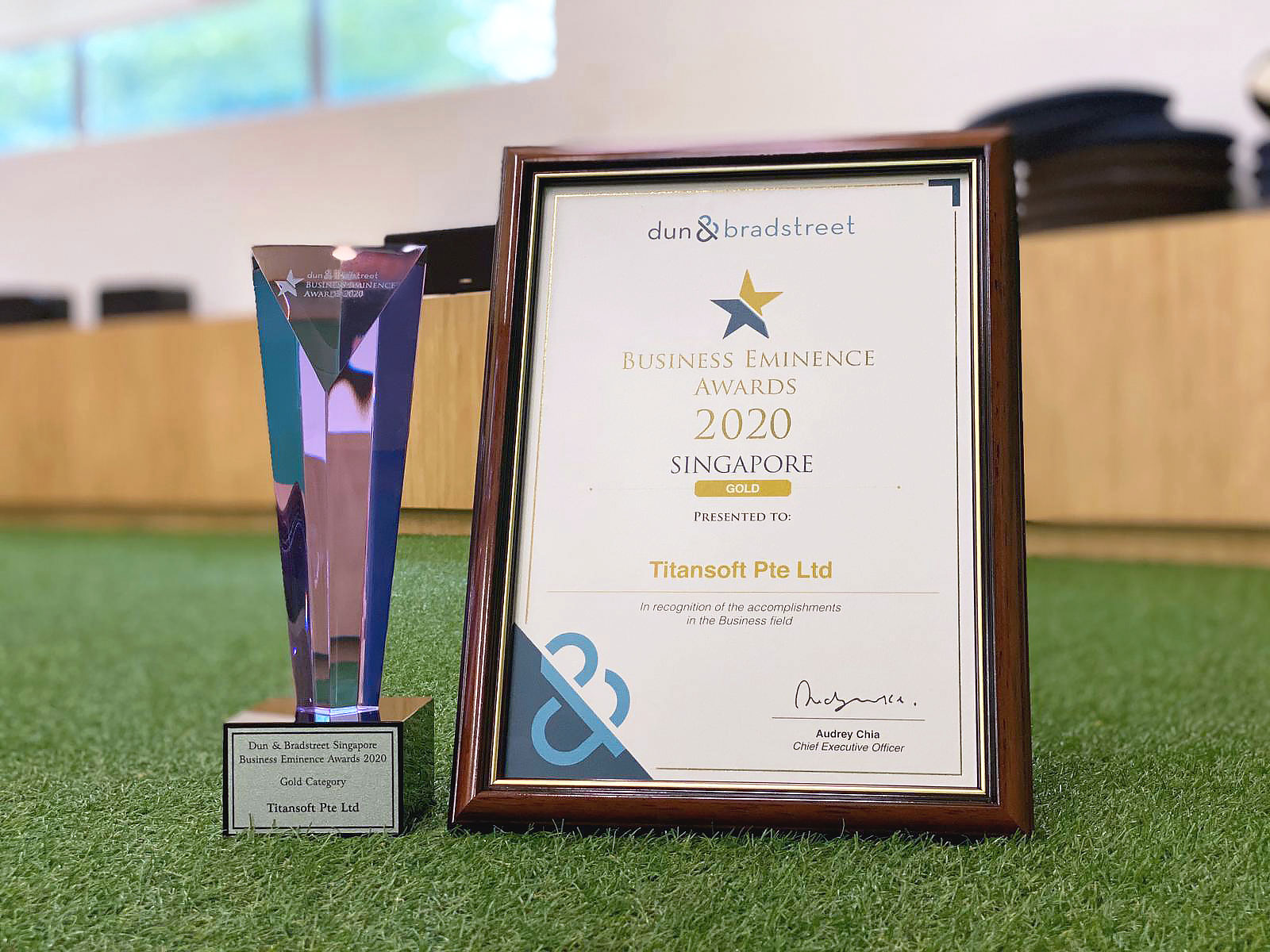 Titansoft Clinched the Business Eminence Award 2020 - Gold Category, Third Year in a Row!